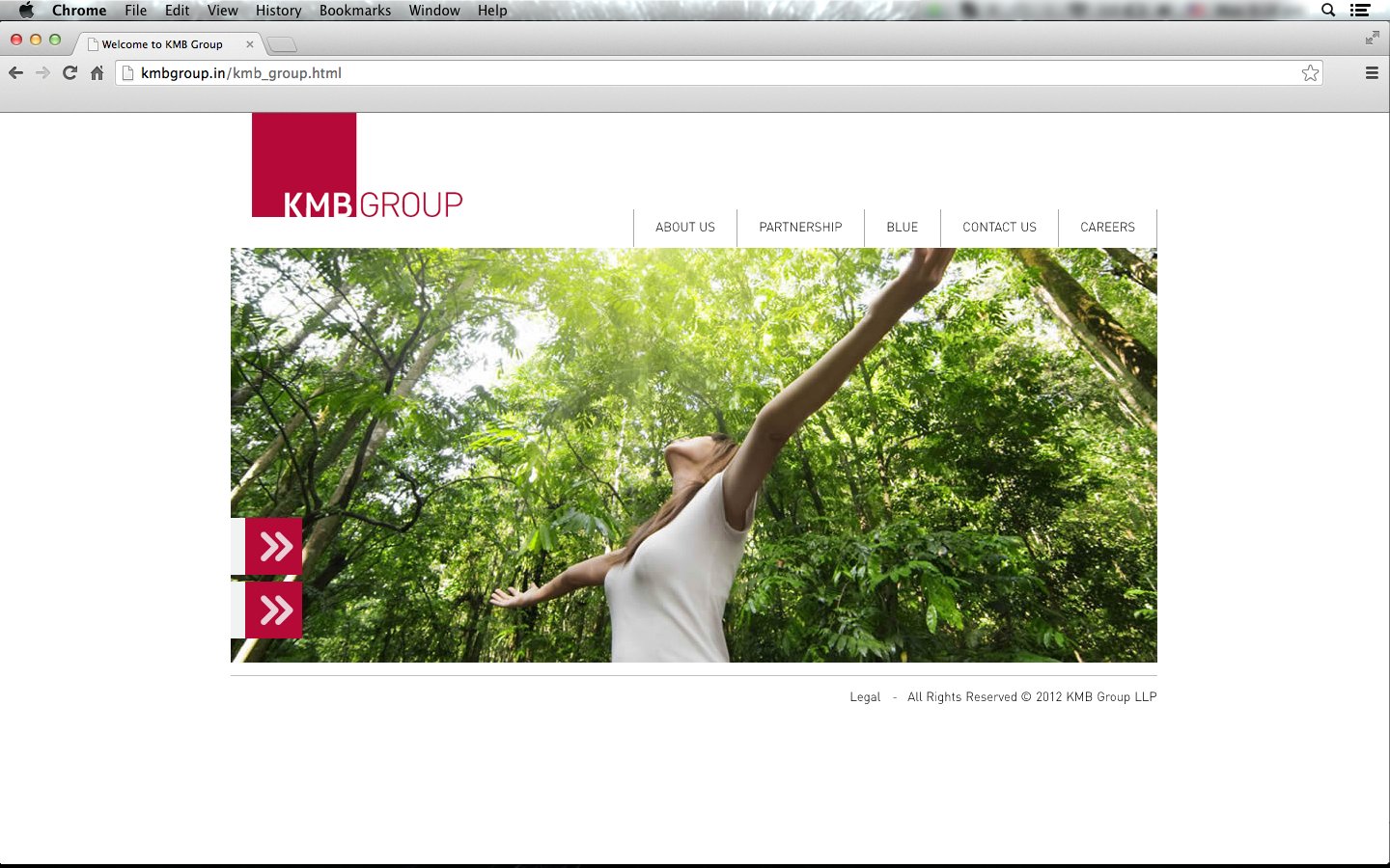 KMB Group Website: homepage
